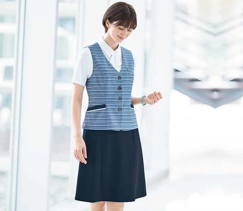 夏用ベストのコーディネート例