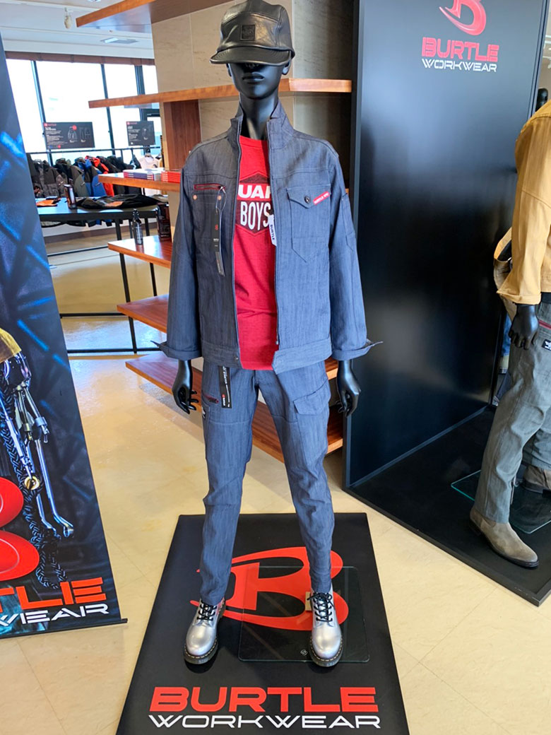 バートル1801ジャケット（インディゴ）バートル1802カーゴパンツ（インディゴ）