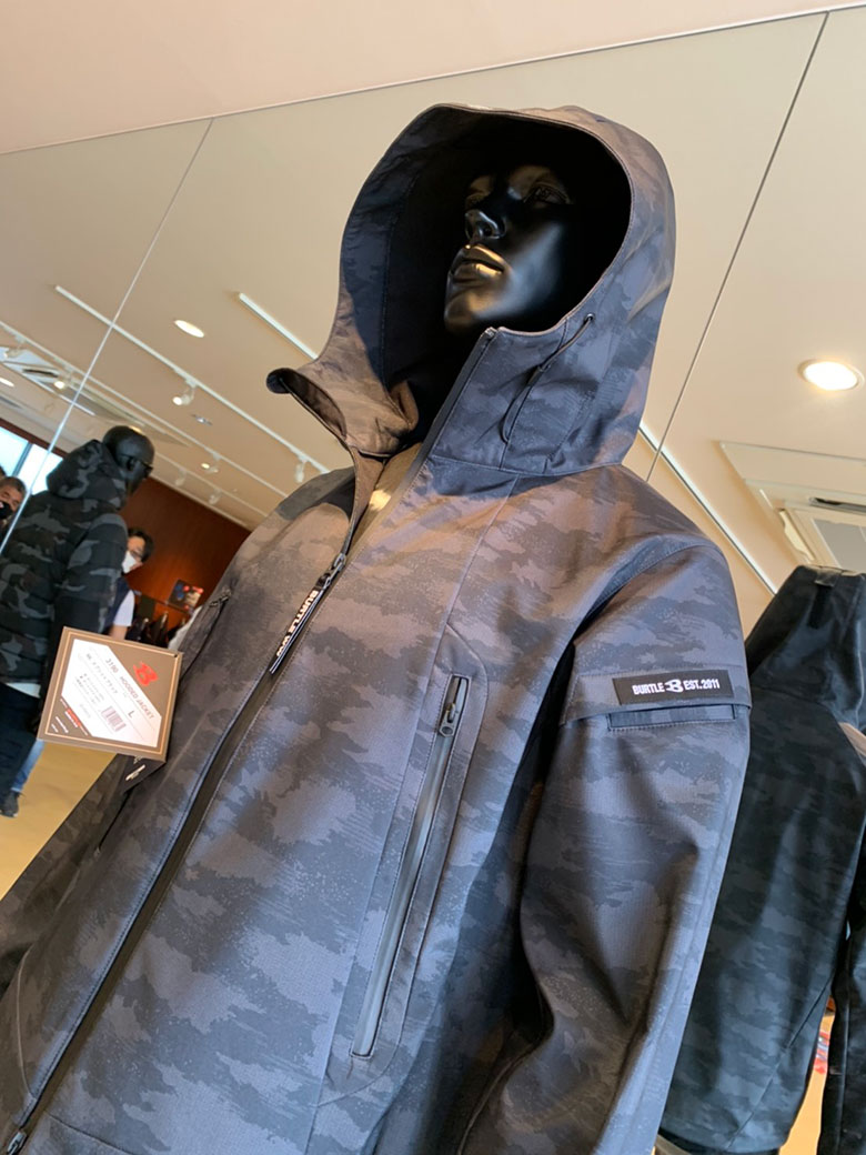 バートル3190フーデッドジャケット（バーク）アップ