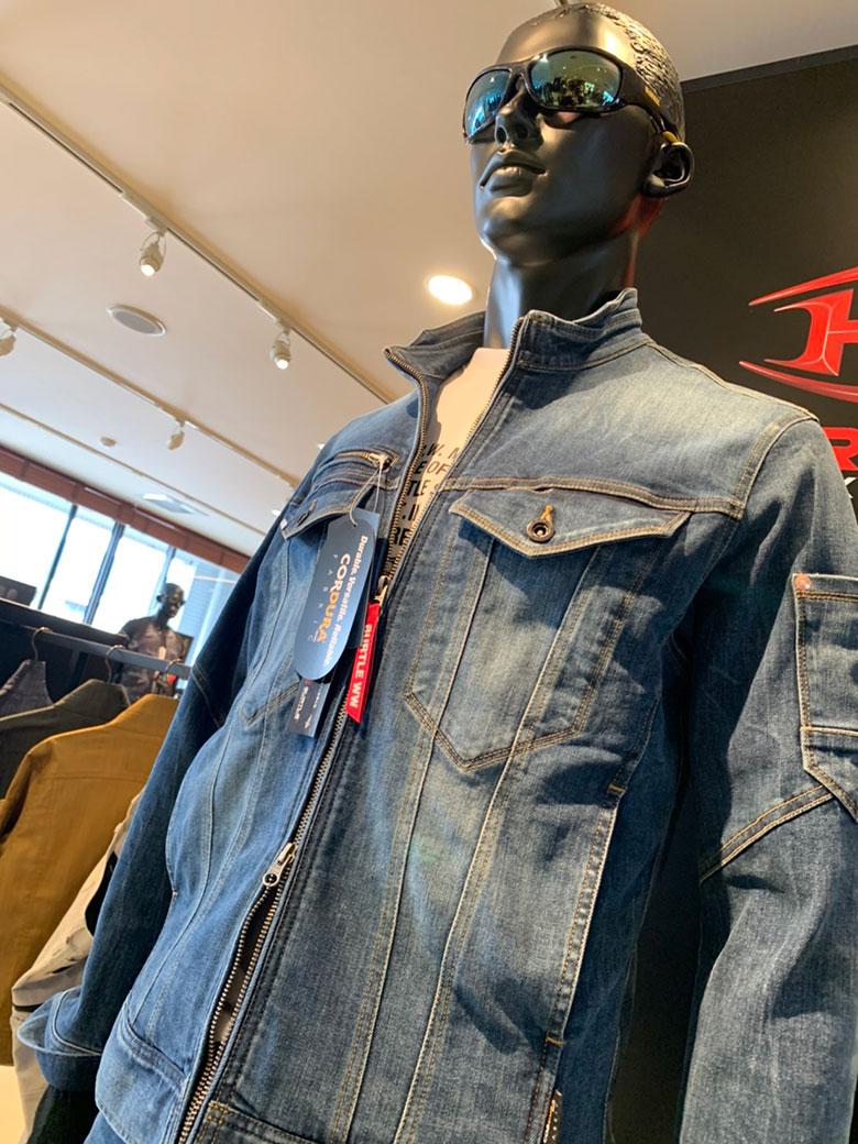 上着：バートル5001デニムジャケット（インディゴ）