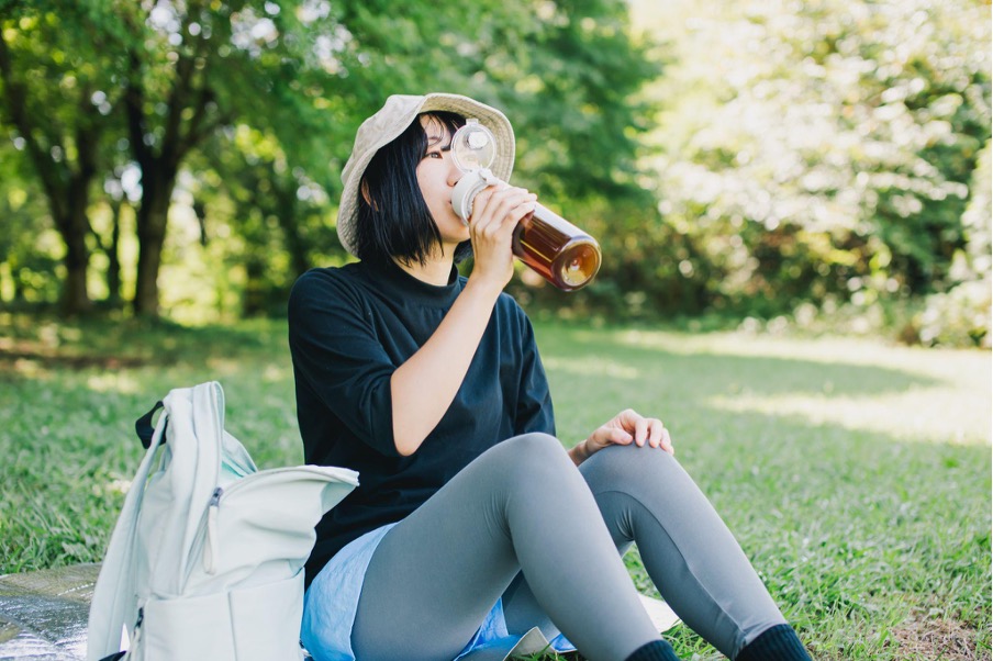 冷却効果はリュック着用時限定