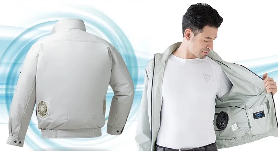 空調リュックV.S.空調服（ファン付き作業着）